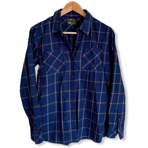 UNITED BY BLUE ORGANIC PLAID SHIRT - Picture 2 of 2
